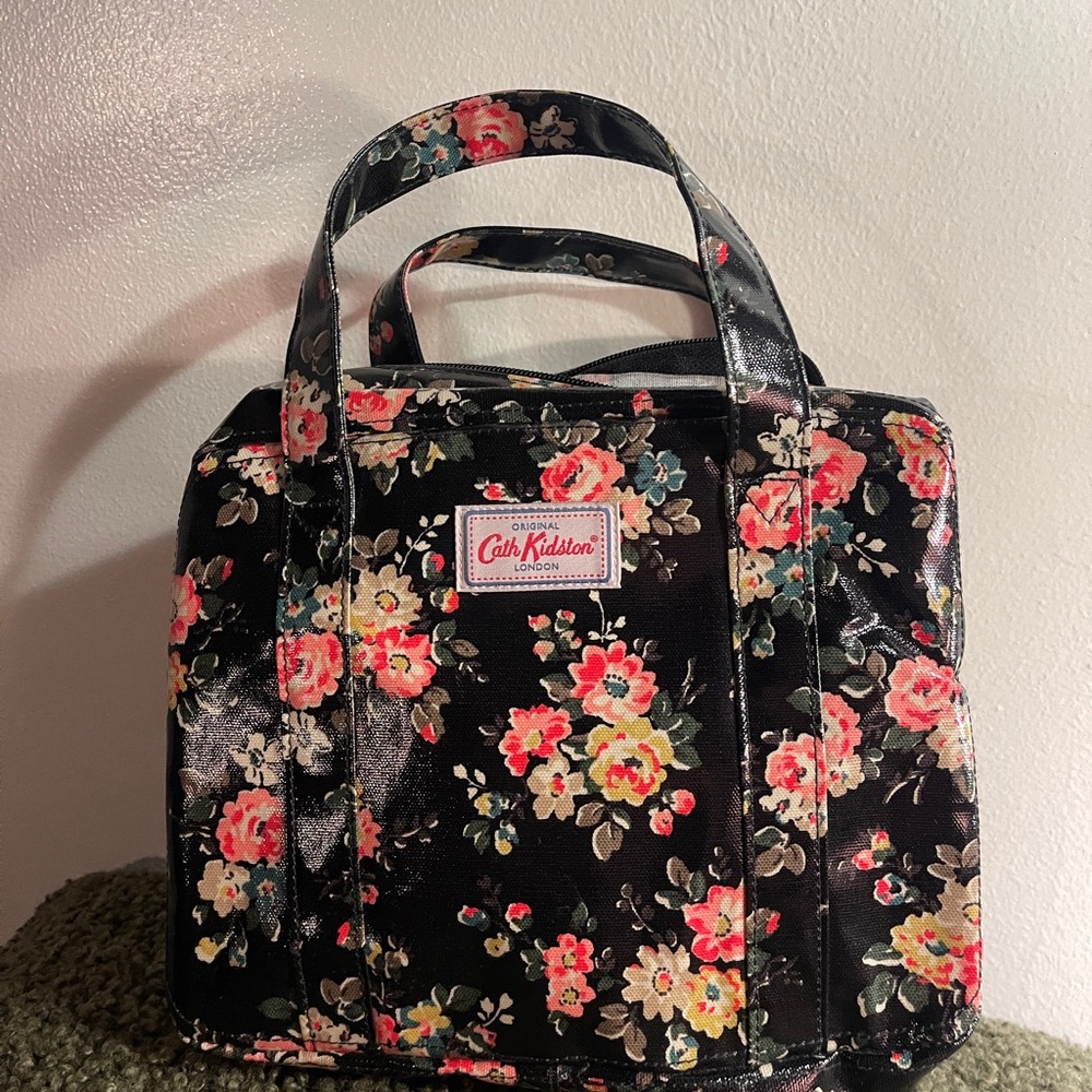 Cath Kidston Black Floral Women's Bag